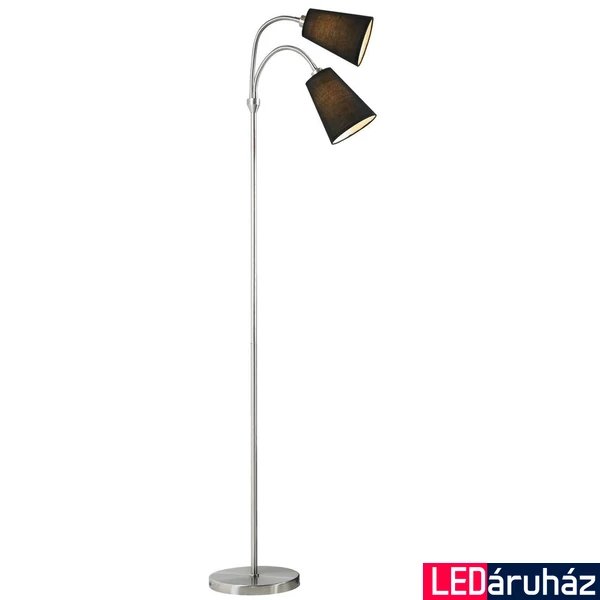 NORDLUX Lelio állólámpa, fekete, E14, max. 2X40W, 16cm átmérő, 75554003