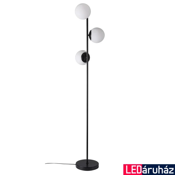 NORDLUX Lilly állólámpa, fekete, E14, max. 3X15W, 15cm átmérő, 48613003