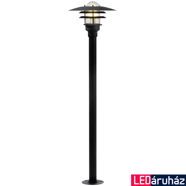 NORDLUX Lønstrup 32 kültéri állólámpa, fekete, E27, max. 60W, 32cm átmérő, 71428003
