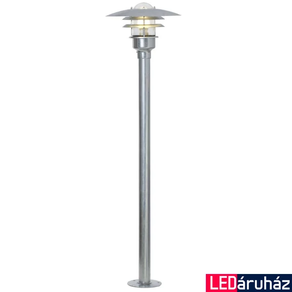 NORDLUX Lønstrup 32 kültéri állólámpa, galvanizált, E27, max. 60W, 32cm átmérő, 71428031