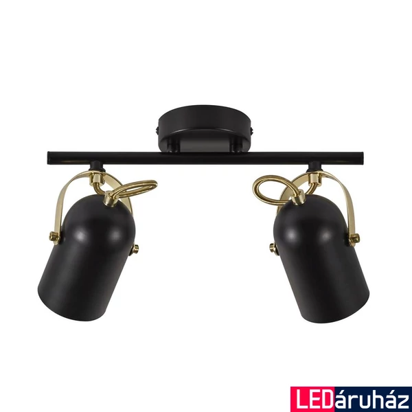 NORDLUX Lotus spotlámpa, fekete, E14, max. 2X40W, 6.6cm átmérő, 50110103