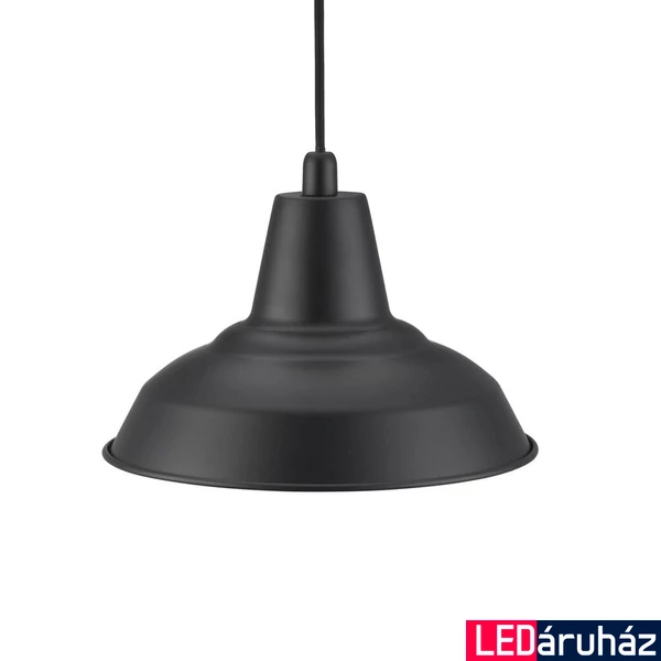 NORDLUX Lyne 1 ágú függeszték, fekete, E27, max. 60W, 29cm átmérő, 84813003