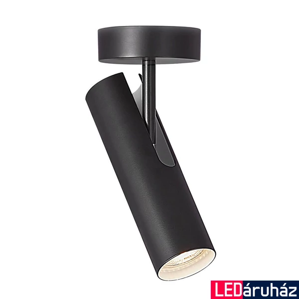 NORDLUX MIB 6 mennyezeti lámpa, billenthető lámpafejjel, fekete, GU10, max. 8W, 6cm átmérő, 2020666003