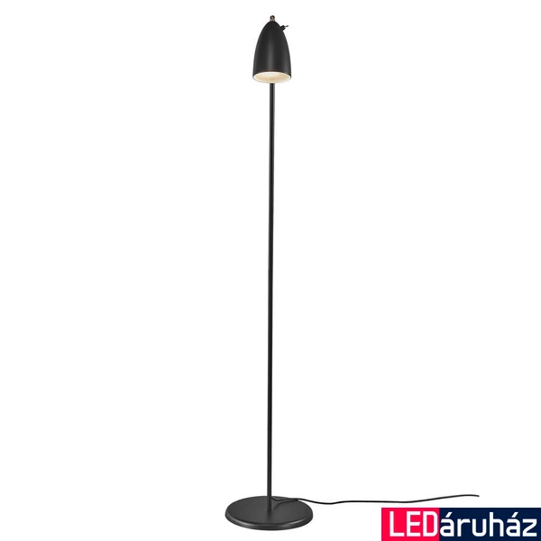 NORDLUX Nexus állólámpa, kapcsolóval, fekete, GU10, max. 6W, 10cm átmérő, 2020644003