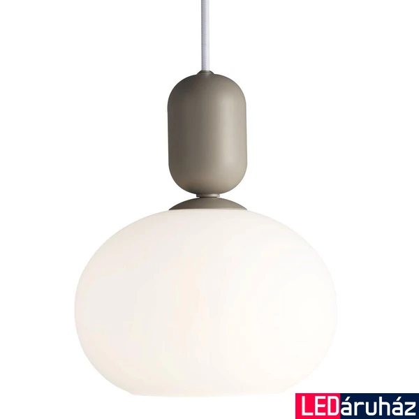 NORDLUX Notti 1 ágú függeszték, szürke, E27, max. 40W, 20cm átmérő, 2011003010