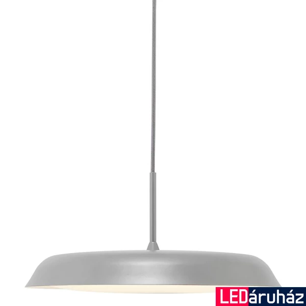 NORDLUX Piso 1 ágú függeszték, szürke, 2200K-2700K változtatható fehér, beépített LED, 22, 1600 lm, 36cm átmérő, 2010763010