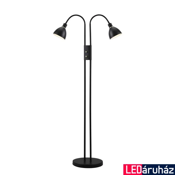 NORDLUX Ray Dim állólámpa, fekete, E14, max. 2X40W, 12cm átmérő, 72224003