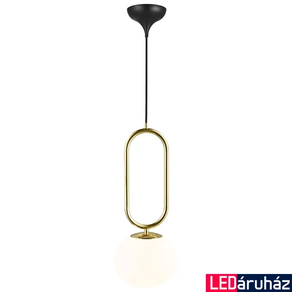 NORDLUX Shapes 27 1 ágú függeszték, réz, E27, max. 15W, 27cm átmérő, 2120023035