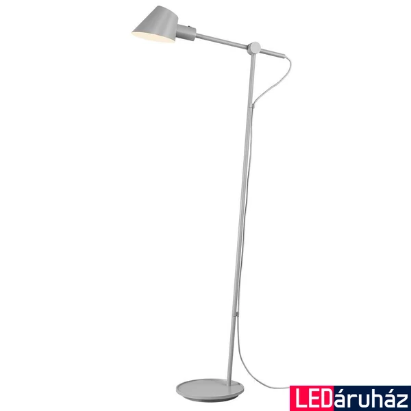 NORDLUX Stay Floor állólámpa, kapcsolóval, szürke, E27, max. 40W, 15cm átmérő, 2020464010