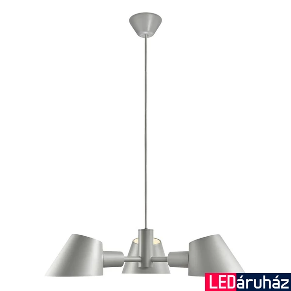 NORDLUX Stay több ágú függeszték, szürke, E27, max. 28W, 15.8cm átmérő, 2120703010
