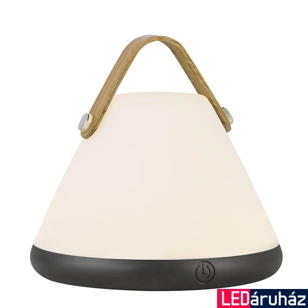NORDLUX Strap to Go kültéri asztali lámpa, fehér, 2700K melegfehér, beépített LED, 2,5W , 14.7cm átmérő, 46195001