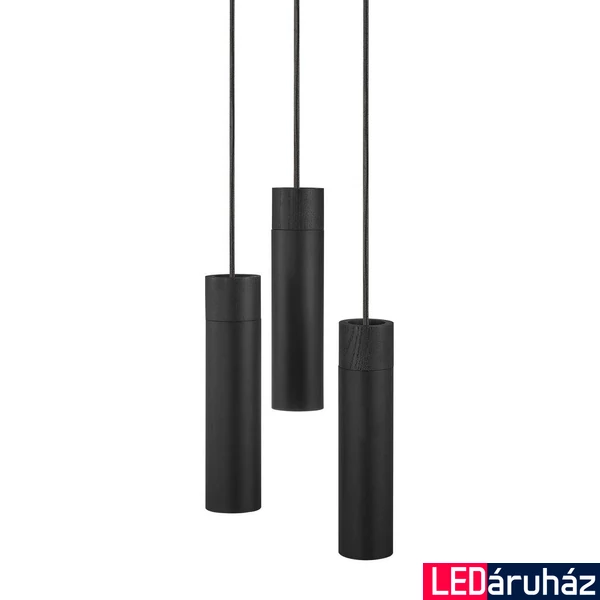 NORDLUX Tilo több ágú függeszték, fekete, GU10, max. 15W, 6cm átmérő, 2010473003