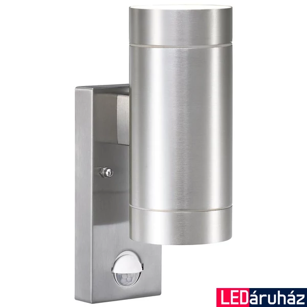 NORDLUX Tin Maxi Sensor kültéri fali lámpa, alumínium, GU10, max. 2X35W, 21519129