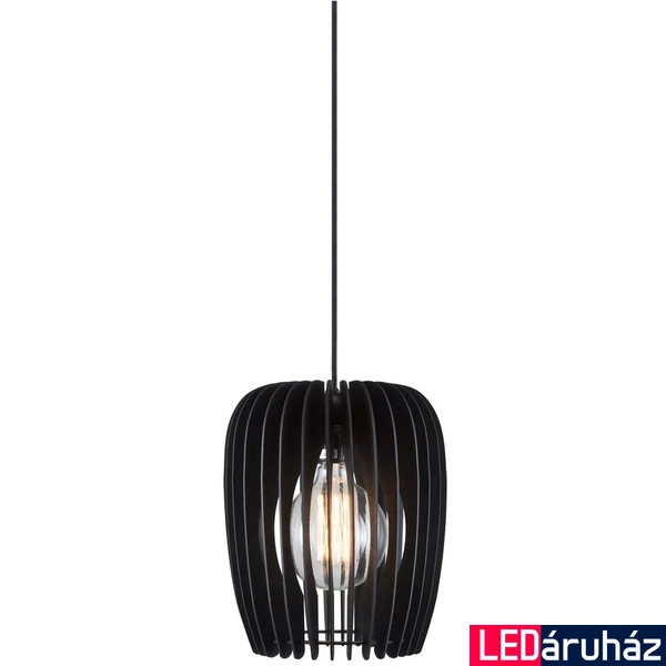 NORDLUX Tribeca 24 1 ágú függeszték, fekete, E27, max. 60W, 24cm átmérő, 46423003