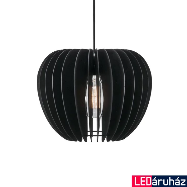 NORDLUX Tribeca 38 1 ágú függeszték, fekete, E27, max. 60W, 38cm átmérő, 46433003