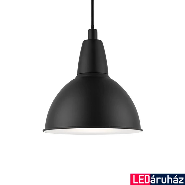 NORDLUX Trude 1 ágú függeszték, fekete, E27, max. 42W, 21.5cm átmérő, 45713003