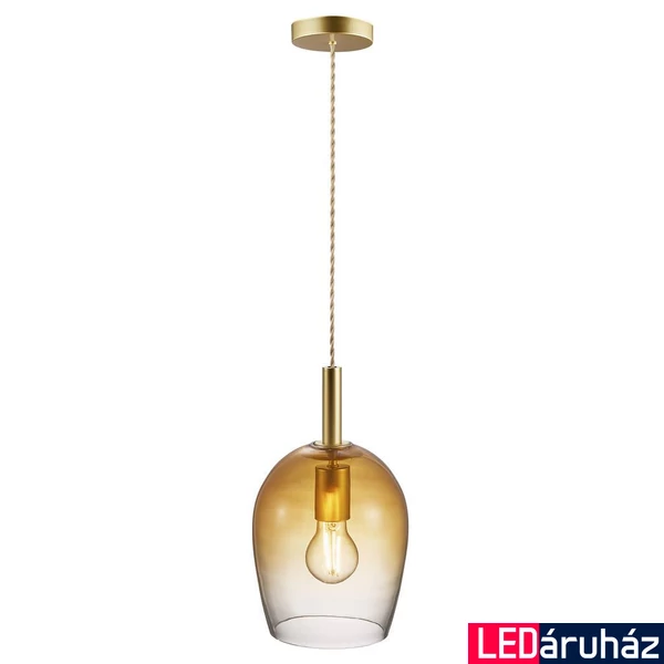 NORDLUX Uma 18 1 ágú függeszték, barna, E27, max. 40W, 18cm átmérő, 2112703027