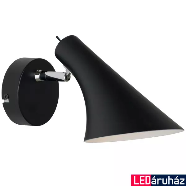 NORDLUX Vanila fali lámpa, fekete, E14, max. 40W, 14.5cm átmérő, 72711003