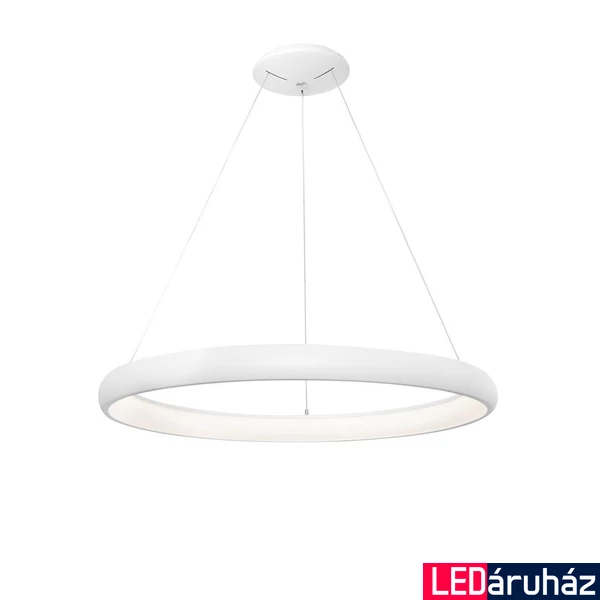 Nova Luce ALBI 1 ágú függeszték, fehér, 3000K melegfehér, beépített LED, 1x50W, 2500 lm, 8105601D