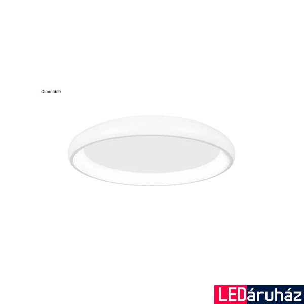 Nova Luce ALBI mennyezeti lámpa, fehér, 3000K melegfehér, beépített LED, 32W, 1952 lm, 8105605D