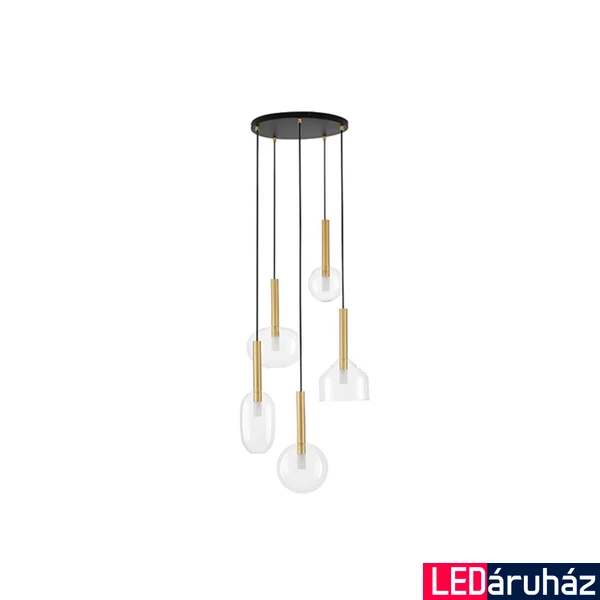 Nova Luce AMELIA függeszték, arany, G9 foglalattal, max. 5x5W, 9028835