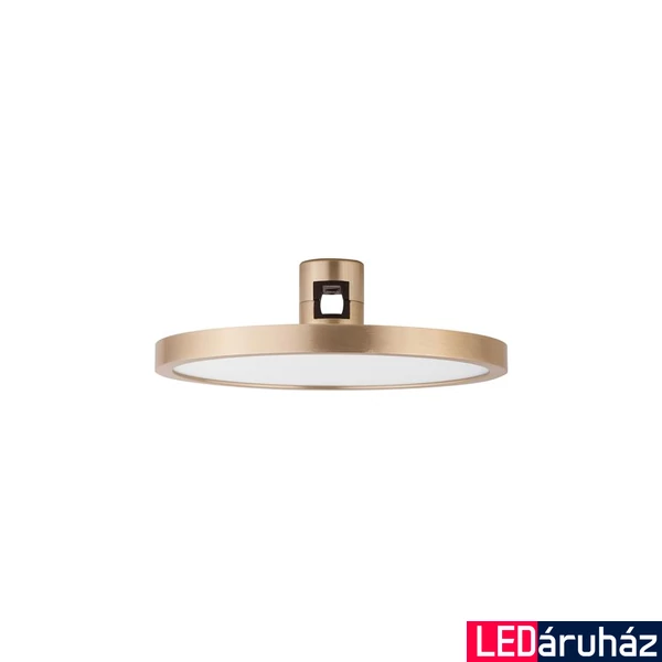 Nova Luce ART sínre szerelhető lámpa, decorative mágneses sínrendszerhez, matt arany, 3000K melegfehér, beépített LED, 1x15W, 1100 lm, 9028817