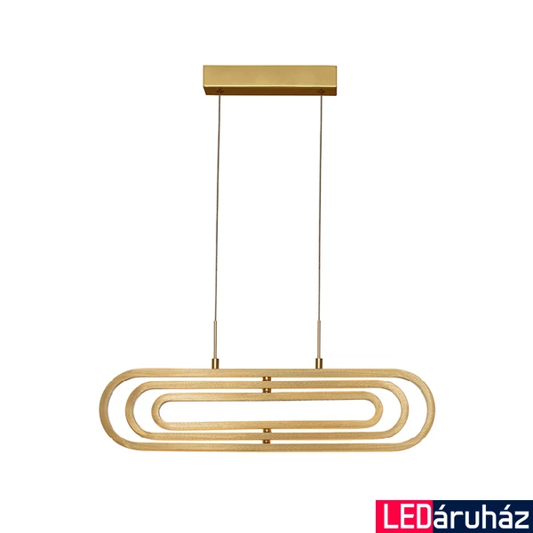 Nova Luce ARTE több ágú függeszték, arany, 3000K melegfehér, beépített LED, 1x50W, 3500 lm, 9110352