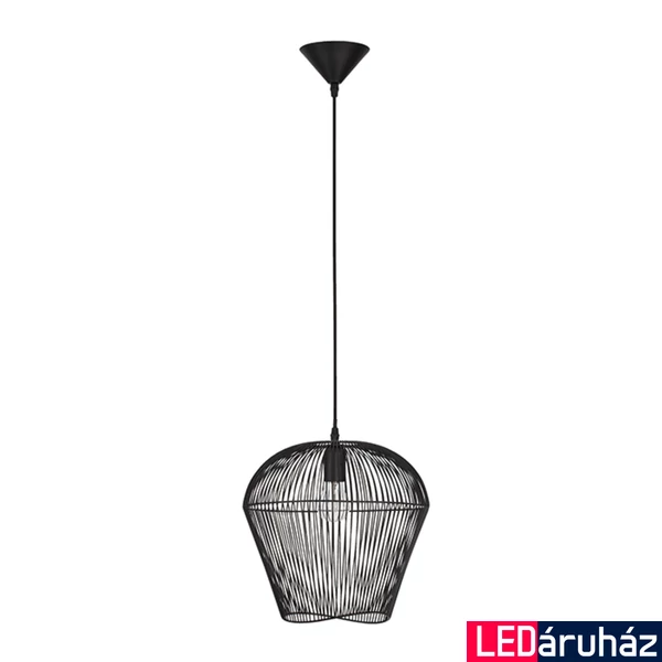 Nova Luce BREDO függeszték, fekete, E27 foglalattal, max. 1x12W, 9586512