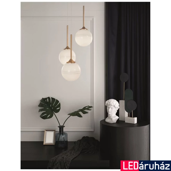 Nova Luce CANTONA több ágú függeszték, arany, G9 foglalattal, max. 3x5W, 9960613