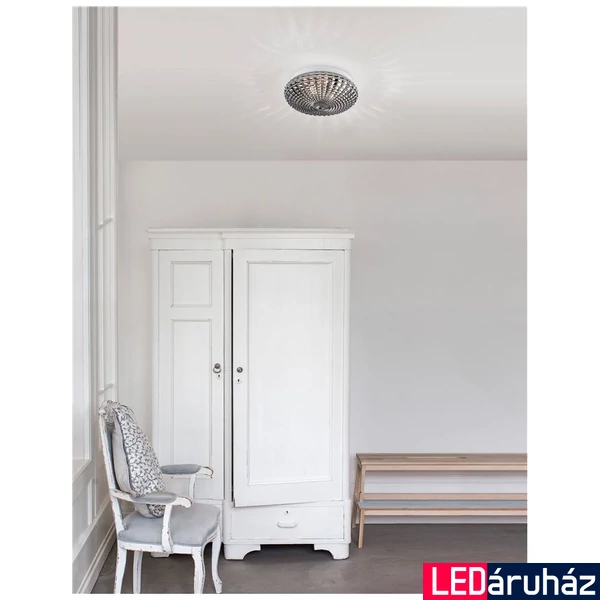 Nova Luce CLAM fürdőszobai mennyezeti lámpa, króm, E27 foglalattal, max. 2x12W, 9738254