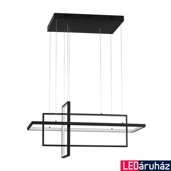 Nova Luce CLEA függeszték, fekete, 2700K melegfehér, beépített LED, 1x59W, 2129 lm, 9756719