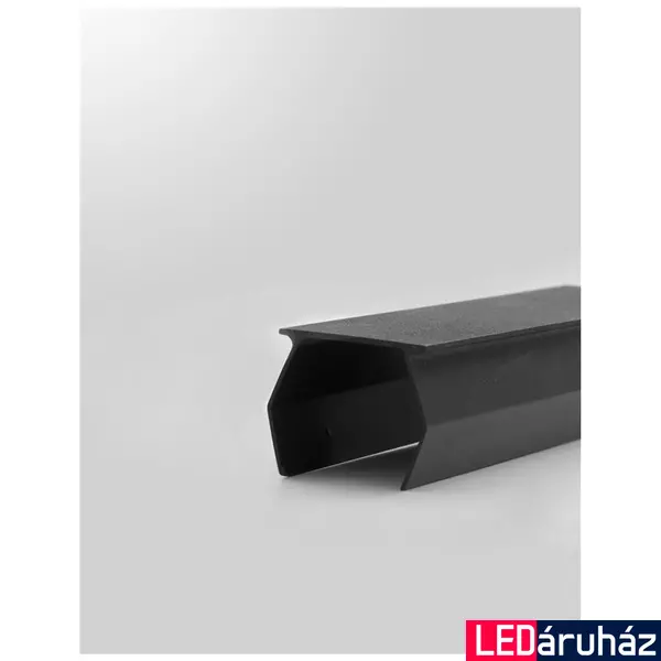 Nova Luce sín takaró elem, profile mágnes profilos sínrendszerhez, fekete, 9012677
