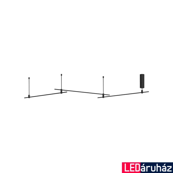 Nova Luce CRON függesztett sín szerkezet, decorative mágneses sínrendszerhez, fekete, 9028311