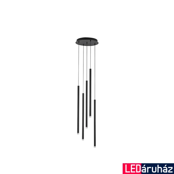Nova Luce DANDIA függeszték, fekete, 3000K melegfehér, beépített LED, 1x27W, 1312 lm, 9540203