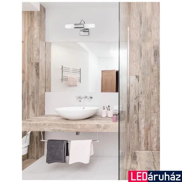 Nova Luce DRITTO fürdőszobai fali lámpa, króm, G9 foglalattal, max. 2x28W, 71606601