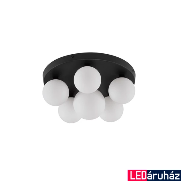 Nova Luce EDEM mennyezeti lámpa, fekete, G9 foglalattal, max. 6x5W, 9080129