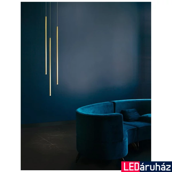Nova Luce ELETTRA 1 ágú függeszték, arany, 3000K melegfehér, beépített LED, 1x5W, 350 lm, 9088104