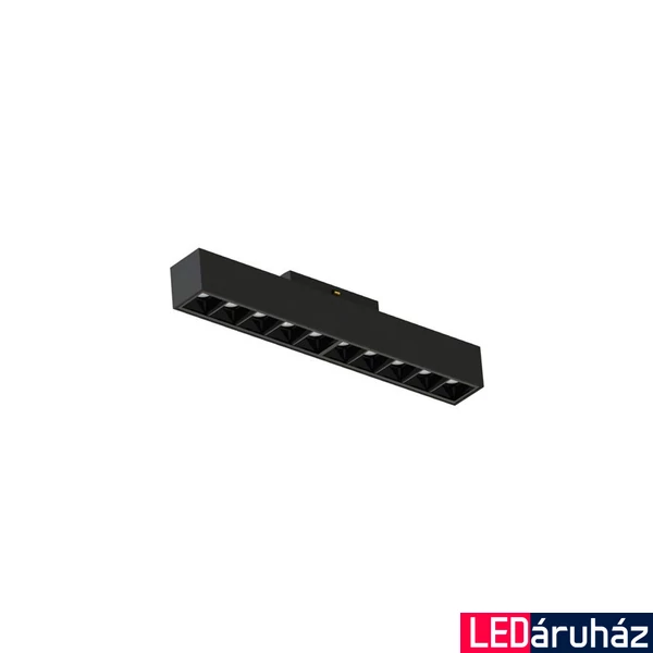 Nova Luce ESTE sínre szerelhető lámpa, profile mágnes profilos sínrendszerhez, fekete, 3000K melegfehér, beépített LED, 1x15W, 900 lm, 8252025