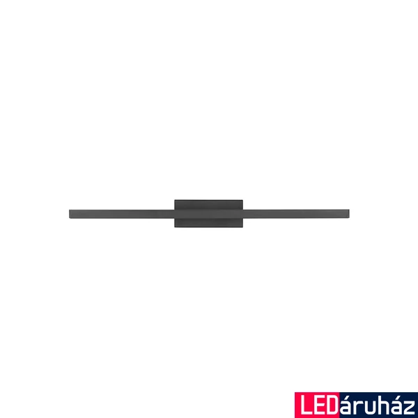 Nova Luce FLAT fürdőszobai fali lámpa, fekete, 3000K melegfehér, beépített LED, 1x18W, 1513 lm, 787011