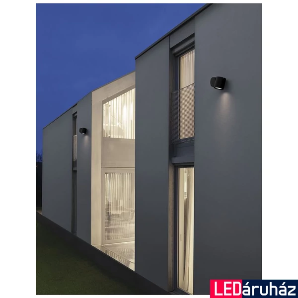 Nova Luce FOCUS kültéri fali lámpa, fekete, GU10-MR16 foglalattal, max. 1x35W, 9207912