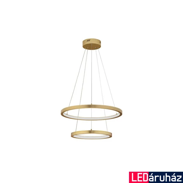 Nova Luce függeszték, arany, 3000K melegfehér, beépített LED, 1x60W, 1755 lm, 9172866