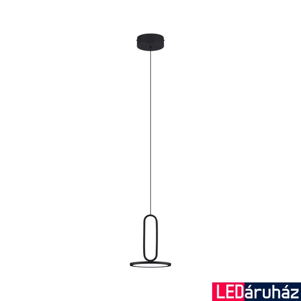 Nova Luce GEA függeszték, fekete, 3000K melegfehér, beépített LED, 12W, 840 lm, 9501208