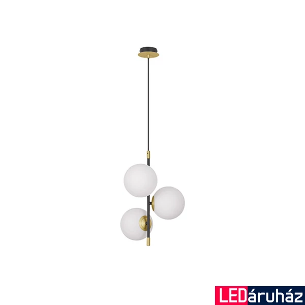 Nova Luce GIT függeszték, fekete, G9 foglalattal, max. 3x5W, 9009294