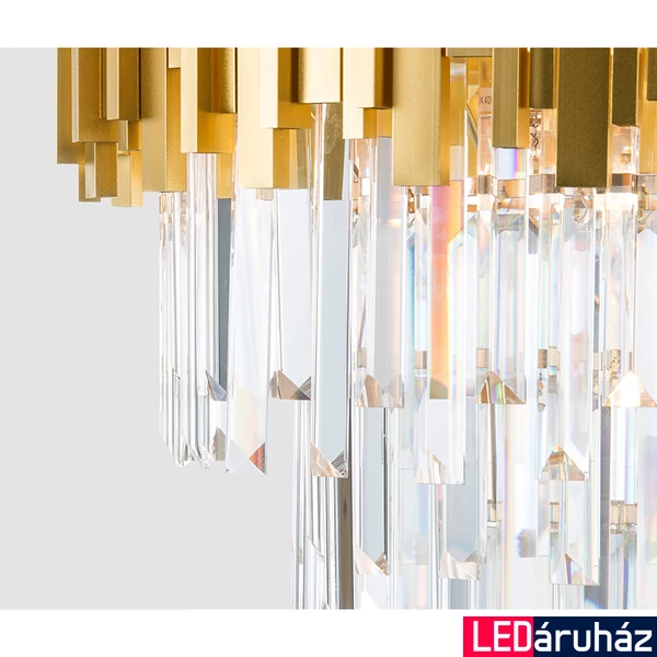 Nova Luce GRANE több ágú függeszték, arany, E14 foglalattal, max. 8x5W, 9181200