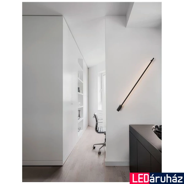 Nova Luce GROPIUS fali lámpa, design, fekete, 3000K melegfehér, beépített LED, 1x20W, 672 lm, 9081150