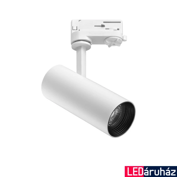 Nova Luce TRACK 3 fázisú sínre szerelhető lámpa, fehér, 3000K melegfehér, beépített LED, 1x12W, 960 lm, 7770407