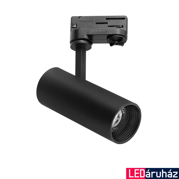 Nova Luce TRACK 3 fázisú sínre szerelhető lámpa, fekete, 3000K melegfehér, beépített LED, 1x12W, 960 lm, 7770408