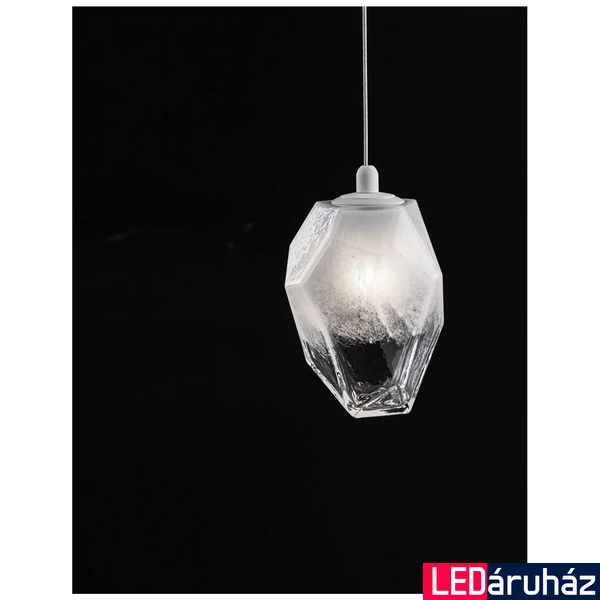 Nova Luce ICE 1 ágú függeszték, fehér, G9 foglalattal, max. 1x5W, 9160231