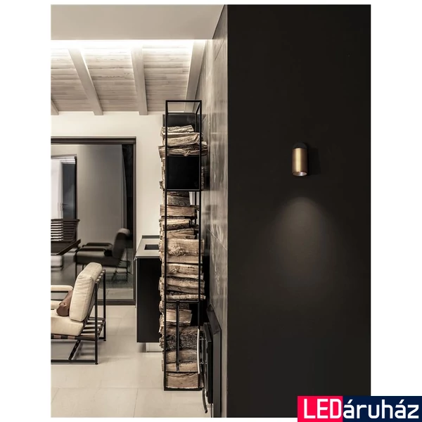 Nova Luce INUS spotlámpa, falra/mennyezetre szerelhető, állítható lámpafejjel, bronz, GU10-MR16 foglalattal, max. 1x10W, 9460972