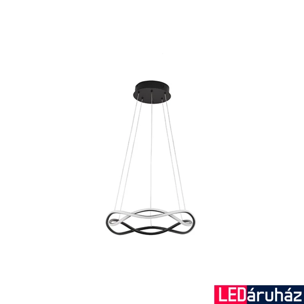Nova Luce JINAL függeszték, fekete, 3000K melegfehér, beépített LED, 1x27W, 1894 lm, 9348101